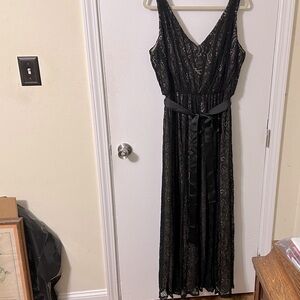 City Chic Black Lace Gown